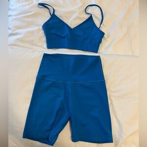 Blue Workout Set
